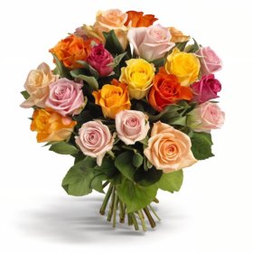 Bouquet &laquo;Gorgeous colored roses&raquo;