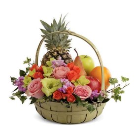 Корзина с продуктами &laquo;Fruits and flowers&raquo;