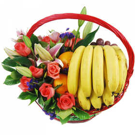 Корзина с продуктами &laquo;Give You happiness&raquo;